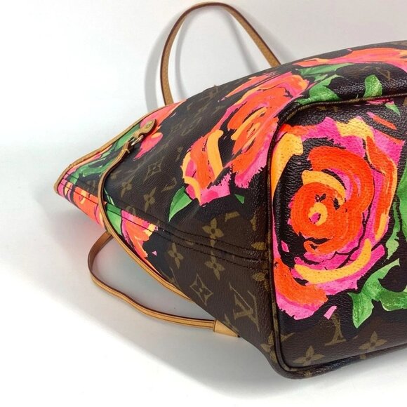 LOUIS VUITTON M48613 Monogram Rose Neverfull MM Shoulder Bag Tote Bag - Picture 15 of 16